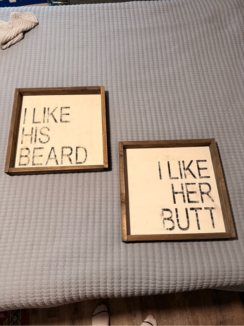 His and Hers Signs